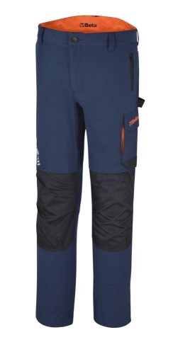 Beta 7660B Sokzsebes elasztikus munkanadrág kék XXXL