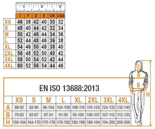 Beta 7661B Sokzsebes elasztikus bermuda munkanadrág, könnyített kivitel Slim fit kék XS