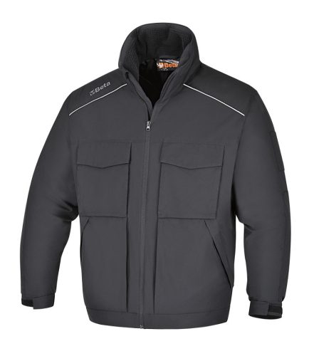 Beta 7750N Bomber munkadzseki, sokzsebes, 100% poliészter, 100% poliészter vattázás, 120 g/m2, fekete M