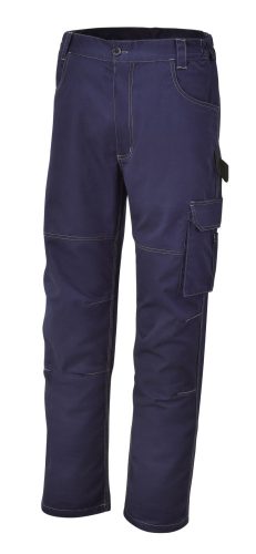 Beta 7840BL T/C twill munkanadrág 245g, kék. Derékban oldalt elasztikus S