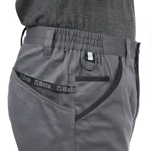 Beta 7930MG Sokzsebes munkanadrág, 100% pamut, szürke XS