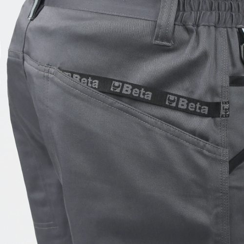 Beta 7931MG Bermuda munkanadrág, 100% pamut, szürke XXXL