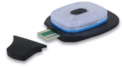 Beta 7980L Téli sapka újratölthető LED lámpával, fekete