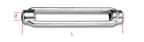 Beta 8001Z-K Feszítőanya, galvanizált M5