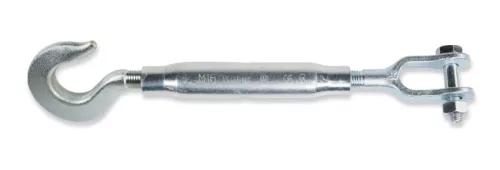 Beta 8011TZ Horgos-kengyeles csőanyás feszítőszerelvény, DIN 1478, galvanizált M27