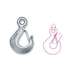 Beta 8051S-K füles emelőhorog szénacél horganyzott 250kg