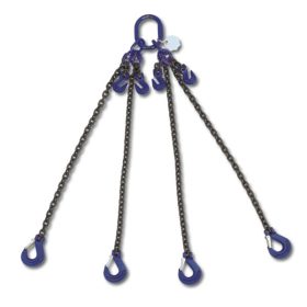   Beta 8098/G10 D6-1 Rögzítő emelőheveder, 4 karos, közelítő horgokkal és kiakadásgátlóval, 10. biztonsági fok 6x1000mm