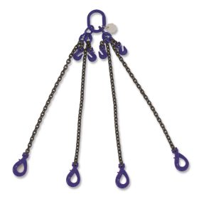   Beta 8098SL/G10 D6-1 Emelőlánc, 4 karos, önzáró, kengyeles horgokkal 10. biztonsági fok 6x1000mm