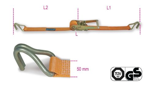 Beta 8182SP Racsnis rögzítő heveder, egyhorgos