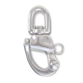   Beta 8273 Karabiner horog gyorscsatlakozóval és szemes forgószem Nemesacél AISI 316 12x70mm