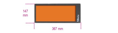 Beta VPM0 Szivacsbetét 367x147mm ÜRES