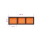 Beta VPM7 Szivacsbetét 406x125mm ÜRES