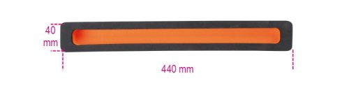 Beta VPM8 Szivacsbetét 440x40mm ÜRES