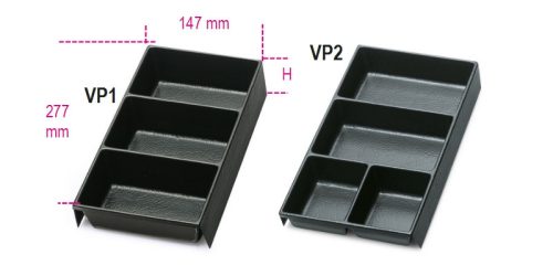 Beta VP1 - VP2 Hőformált műanyag tálcák az összes C22, C23, C23C szerszámládához ÜRES