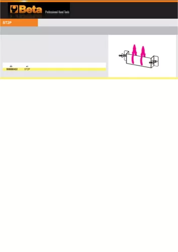 Beta ST2P tartozékok lemezáruhoz ÜRES