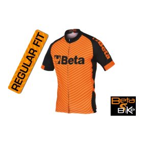   Beta 9542M Légáteresztő mikroszálas rövidujjú trikó, fedett hosszú cipzár, három hátsó zseb, egyikük cipzárral, szilikon gumi a trikó szélén S