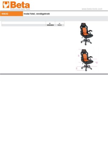 Beta 9563G Irodai fotel