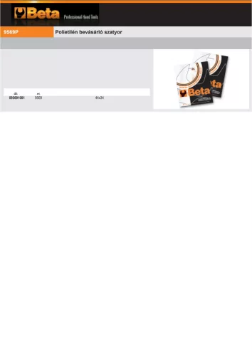 Beta 9569P Polietilén bevásárló szatyor