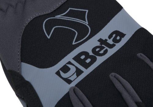 Beta 9574B Munkakesztyű, elasztizált gumis csuklórész, erősített hüvelykujj és mutatóujj, érintőképernyős eszközök használatra alkalmas XXL