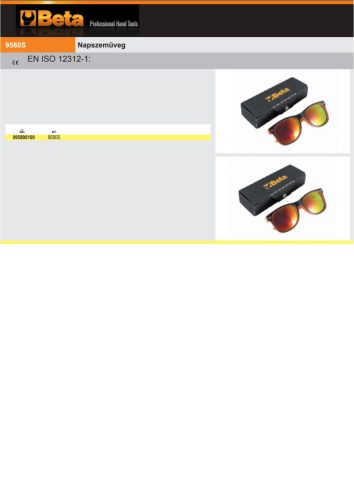 Beta 9580S Napszemüveg