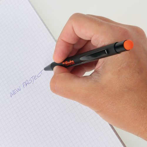 Beta 9592AC Fekete alumínium toll érintőképernyőhöz való gumivéggel Egyedi tokban