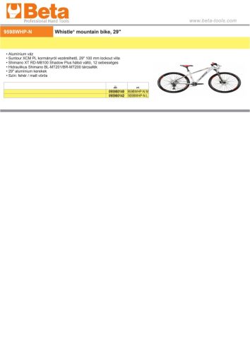 Beta 9598WHP-N Whistle® mountain bike, 29"