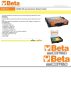 Beta C99P0-P12 COMBO ABS szerszámdoboz átlátszó fedéllel ÜRES