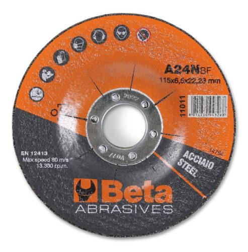 Beta 11011 125X6,5 VÁGÓKORONG FÉMHEZ 125x6,5mm