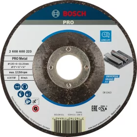 Bosch tisztítókorong 125x6,0 fémhez