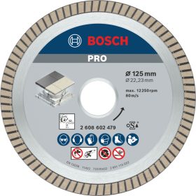 Bosch gyémánt tárcsa 125mm Ceramia