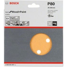 Bosch csisz.lap K 80 150mm/5