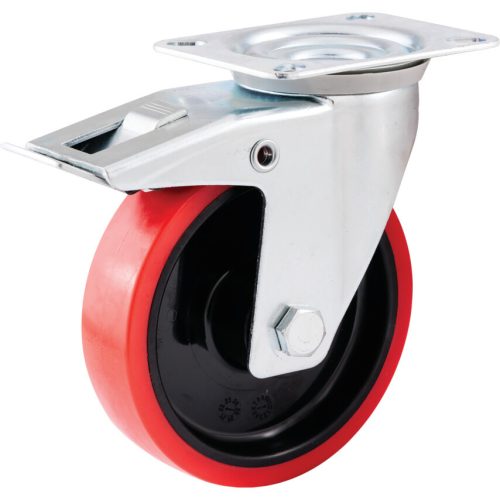Atlas bolygó típus felsõ tányérral és fékkel 125mm poliuretán abroncs