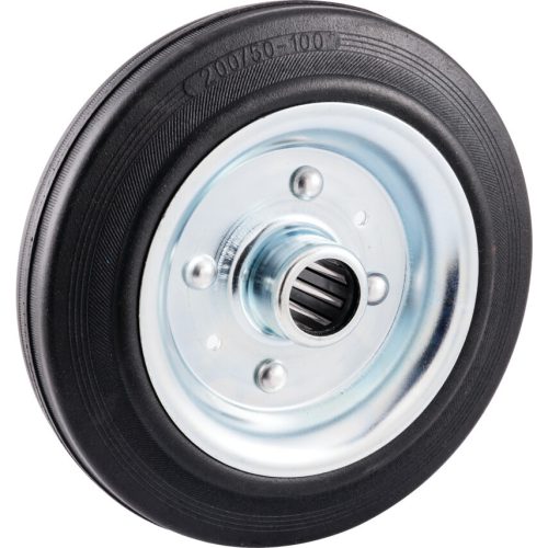 Atlas préselt acél, párnás abroncsos kerék görgőscsapágyas CTR 200mm-25mm