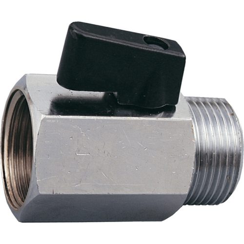 Indexa 1/4" NPT fém golyósszelep 1/4" furattal