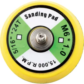   Kobe 50mm(2") rugalmas alaptárcsa tépőzáras csiszolótárcsákhoz m6x1