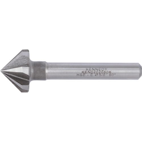 Kennedy 5/8" x 90°-os HSS rózsa alakú többélű hengeres szárú kúpsüllyesztő