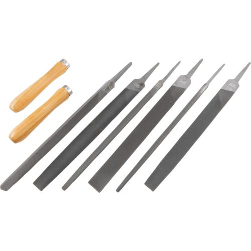 Kennedy 10"(250mm) félsimító műhelyreszelő készlet 8 részes