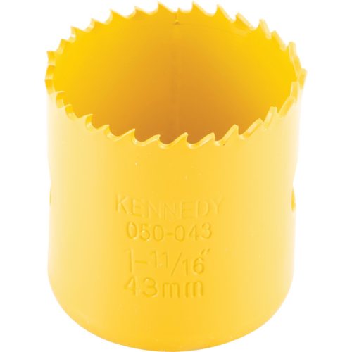 Kennedy körkivágó bi-metal állandó fogosztású 43mm  (1.11/16")