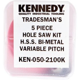   Kennedy 5 részes lyukfűrész mesterkészlet műanyag csőben