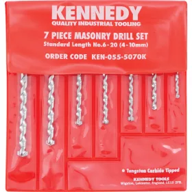 Kennedy kőzetfúró készlet no.6-20 7 részes