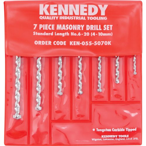 Kennedy kőzetfúró készlet no.6-20 7 részes