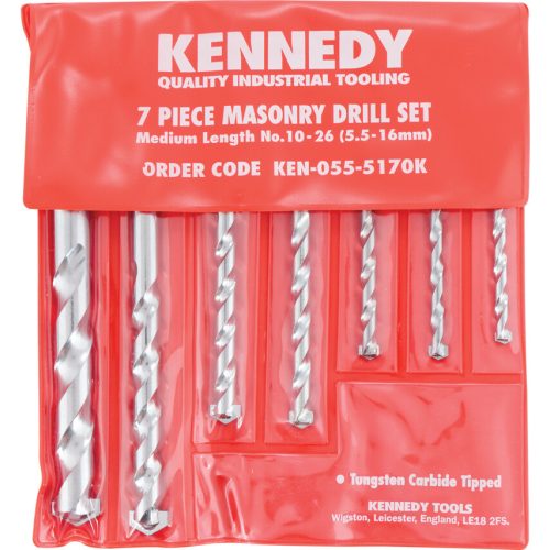 Kennedy kőzetfúró készlet no.10-26 7 részes