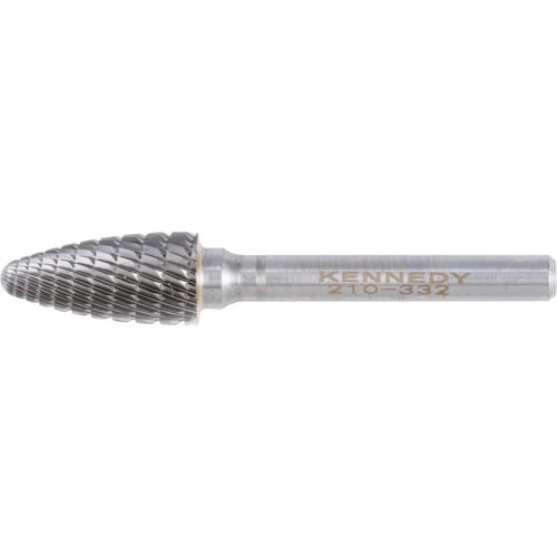 Kennedy turbómaró 12x25/6mm SF/RBF ívelt gömbvégű forgácstörő fogazással