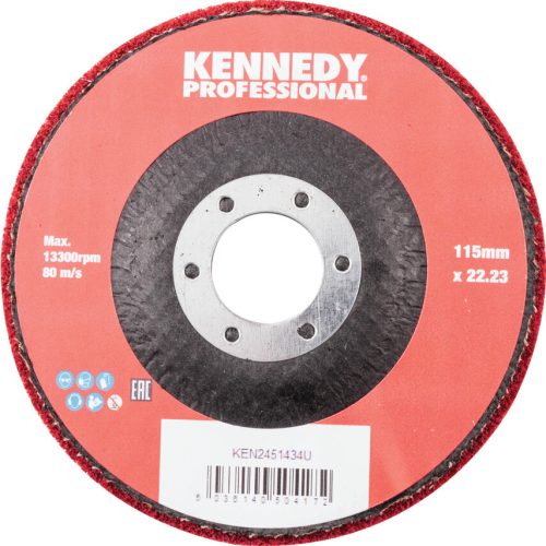 Kennedy 115mm nem szövött gyors csiszoló tárcsa