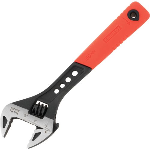 Kennedy 150mm/6" puha fogású állítható csavarkulcs, foszfatált