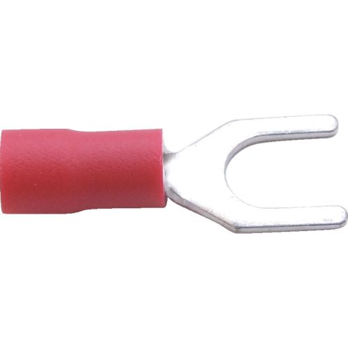 Kennedy 3.00mm piros villás kábelsaru (100 db/cs)