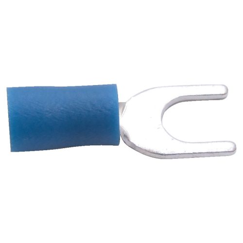 Kennedy 3.00mm kék villás kábelsaru (100 db/cs)