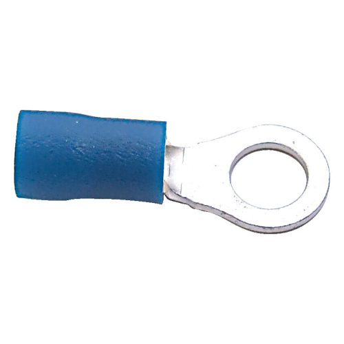 Kennedy 4.00mm kék gyűrűs kábelsaru (100 db/cs)