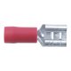 Kennedy 6.30mm kábelsaru lapos 'anya' csatlakozóval piros (100 db/cs)
