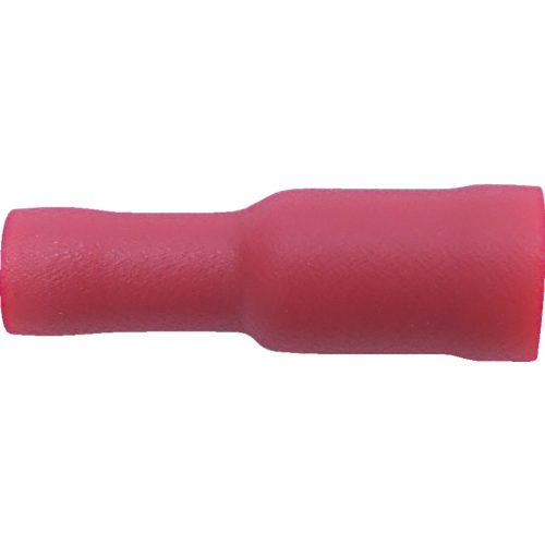 Kennedy 4.00mm kábelsaru 'anya' aljzattal piros (100 db/cs)